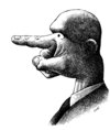Cartoon: dictat (small) by Medi Belortaja tagged dictat,dictator,dictators,dictatorship,face,nose,finger,direction,politicians