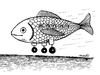 Cartoon: fish plane (small) by Medi Belortaja tagged humor,fish,plane