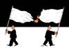 Cartoon: hatred of flags (small) by Medi Belortaja tagged hatred,of,flags