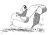 Cartoon: horse chair (small) by Medi Belortaja tagged horse,chair,escape,run,power,chief