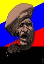 Cartoon: hugo chavez (small) by Medi Belortaja tagged hugo,chavez,president,venezuela,cracked,cracking,cancer,face,head