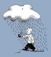 Cartoon: it s raining 2 (small) by Medi Belortaja tagged its raining umbrella