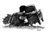 Cartoon: romantic moment (small) by Medi Belortaja tagged romantic,love,lovers,valentines,day,chair,power