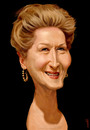 Cartoon: Meryl Streep (small) by Medi Belortaja tagged meryl,streep