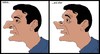 Cartoon: noses plastic surgery (small) by Medi Belortaja tagged nose,plastic,surgery,man,men,face,humor