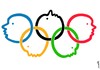 Cartoon: olympic faces (small) by Medi Belortaja tagged olympic,faces,games