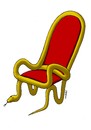 Cartoon: power chair (small) by Medi Belortaja tagged power,chair,snake,danger,threat,threatenik,kill,murder,dictatorship,dictator,dictators