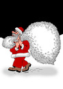 Cartoon: Santa s gifts (small) by Medi Belortaja tagged santa,gifts,merry,christmass,happy,new,year,2012