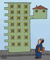 Cartoon: private house (small) by Medi Belortaja tagged private,house,flat