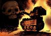 Cartoon: tank and war (small) by Medi Belortaja tagged tank,skull,war,smoke