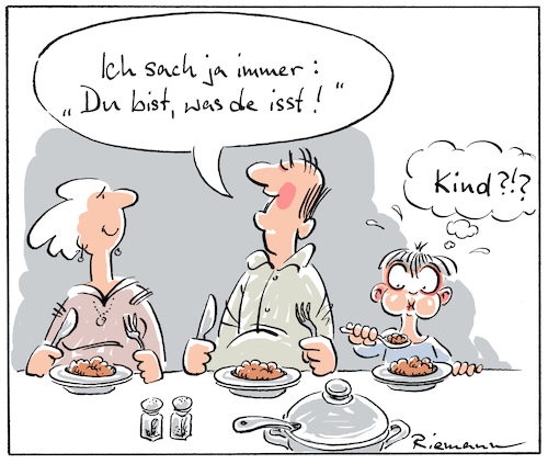 Guten Appetit Von Riemann Philosophie Cartoon Toonpool