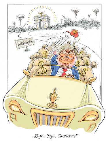Cartoon: Reingelegt (medium) by Riemann tagged trump,usa,geld,gold,bitcoins,reichtum,betrug,selbstbedienung,wirtschaft,riun,maga,sekte,republikaner,loser,sucker,cartoon,george,riemann,trump,usa,geld,gold,bitcoins,reichtum,betrug,selbstbedienung,wirtschaft,riun,maga,sekte,republikaner,loser,sucker,cartoon,george,riemann