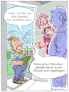 Cartoon: Grüne Männchen (small) by Riemann tagged grüne,männchen,russland,krieg,überfall,ukraine,umfrage,haustür,cartoon,george,riemann