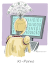 Cartoon: Hardware-Code (small) by Riemann tagged ki,ai,computer,porno,software,hardware,zahlencode,programme,digitale,welt,roboter,sex,cartoon,george,riemann