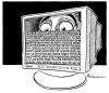Cartoon: Help ! (small) by Riemann tagged computer media fear data overload