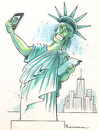 Cartoon: Statue of Vanity (small) by Riemann tagged statue,of,liberty,selfie,vanity,ego,digital,new,york,smart,phone,society,fashion,narcism,gesellschaft,narzissmus,internet,mode,spassgesellschaft,cartoon,george,riemann
