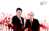 Cartoon: Blood Brothers (small) by halltoons tagged china,russia,putin,xi