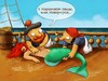 Cartoon: catch (small) by sfepa tagged mermaid