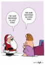Cartoon: Weihnachtstradition (small) by luftzone tagged weihnachten,weihnachtsmann,tradition,frau,bett,procedure