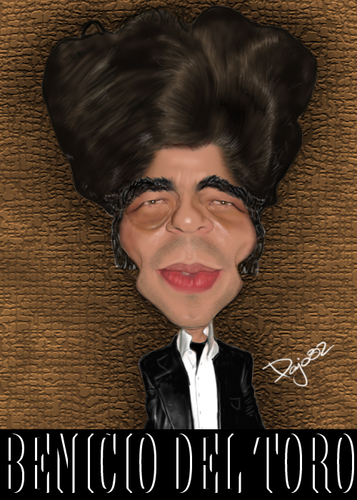 Cartoon: Benicio Del Toro (medium) by Pajo82 tagged benicio,del,toro