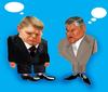 Cartoon: Robert Fico vs. Jan Slota (small) by Pajo82 tagged robert,fico,vs,jan,slota