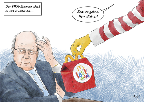 Happy meal von Ago | Wirtschaft Cartoon | TOONPOOL