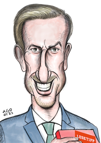 Cartoon: Jan Böhmermann (medium) by Ago tagged jan,böhmermann,journalist,satiriker,entertainer,moderator,sendung,zdf,magazin,royale,raf,fahndungsplakat,einstweilige,verfügung,stefan,aust,welt,herausgeber,langjähriger,spiegel,chefredakteur,karikatur,caricature,gesicht,porträt,bild,cartoon,pressezeichnung,illustration,ago,agostino,natale,jan,böhmermann,journalist,satiriker,entertainer,moderator,sendung,zdf,magazin,royale,raf,fahndungsplakat,einstweilige,verfügung,stefan,aust,welt,herausgeber,langjähriger,spiegel,chefredakteur,karikatur,caricature,gesicht,porträt,bild,cartoon,pressezeichnung,illustration,ago,agostino,natale