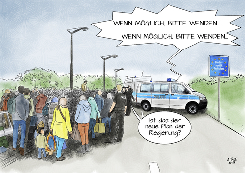 Cartoon: Plan P wie planlos (medium) by Ago tagged flüchtlingskrise,flüchtlingsdrama,flüchtlingspolitik,eu,europa,gipfel,krisengipfel,deutschland,streit,debatte,grenzen,karikatur,cartoon,flüchtlingskrise,flüchtlingsdrama,flüchtlingspolitik,eu,europa,gipfel,krisengipfel,deutschland,streit,debatte,grenzen,karikatur,cartoon