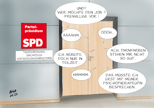 Cartoon: Schleudersitz vakant (medium) by Ago tagged bundesregierung,gerüchte,rücktritt,verteidigungsministerin,lambrecht,spd,nachfolge,schwieriger,posten,bundeswehr,probleme,krisenherde,ukraine,krieg,hoher,verschleiß,politik,caricature,karikatur,cartoon,pressezeichnung,illustration,ago,agostino,natale,bundesregierung,gerüchte,rücktritt,verteidigungsministerin,lambrecht,spd,nachfolge,schwieriger,posten,bundeswehr,probleme,krisenherde,ukraine,krieg,hoher,verschleiß,politik,caricature,karikatur,cartoon,pressezeichnung,illustration,ago,agostino,natale