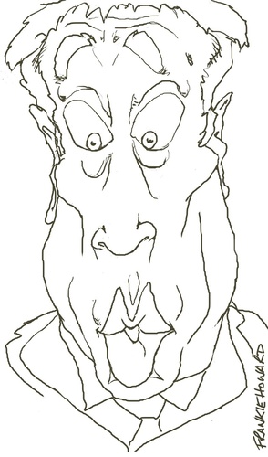 Cartoon: Frankie Howard (medium) by Andyp57 tagged caricature,wacom,painter