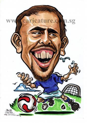 Cartoon: Caricature of Franck Ribery (medium) by jit tagged caricature,of,franck,ribery