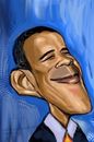 Cartoon: Barack Obama caricature (small) by jit tagged barack obama caricature