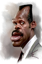 Cartoon: Danny Glover (small) by besikdug tagged danny glover cartoon besikdug caricature