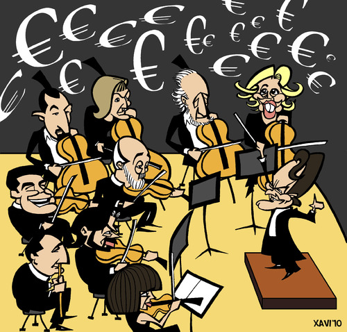 Cartoon: El concert dany nou de Mas (medium) by Xavi dibuixant tagged pelegri,maria,homsjosep,francesc,pujol,oriol,fernandez,antoni,rigau,irene,espadaler,ramon,borras,meritxell,puig,felip,gispert,de,nuria,catalunya,generalitat,unio,convergencia,mas,artur,ciu,dibuix,caricatura,euro,europa,konzert,orchester,musik,finanzen,finanzkrise