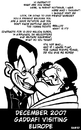 Cartoon: A friend of Sarkozy (small) by Xavi dibuixant tagged gaddafi sarkozy europe shame libia libya france
