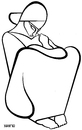 Cartoon: Woman by Mestrovic (small) by Xavi dibuixant tagged woman mestrovic sculpture drawing black white