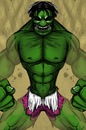 Cartoon: iHulk (small) by cesar mascarenhas tagged hulk marvel green ipod touch sketchbook mobile