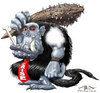 Cartoon: Crisis monster (small) by Alex Pereira tagged crisis