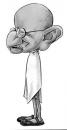 Cartoon: Ghandi (small) by takacs tagged caricature,