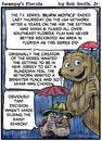 Cartoon: Swampys Florida - Burn Notice (small) by RobSmithJr tagged florida,webcomic,comic,cartoon,history,burn,notice,televsion,tv