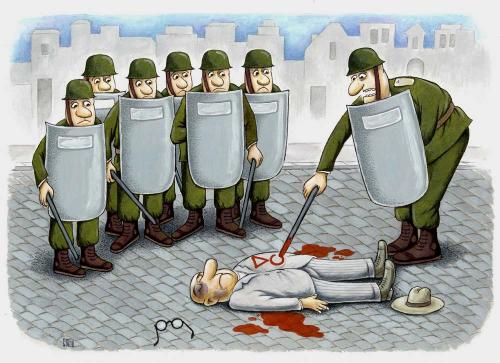 Cartoon: police (medium) by ciosuconstantin tagged act,
