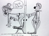 Cartoon: Späße unter Kollegen (small) by gore-g tagged clown,tür,klingel,spaß,spass