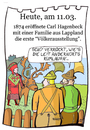 Cartoon: 11. März (small) by chronicartoons tagged hagenbeck,völkerausstellung,bayern,finnen,cartoon