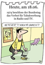 Cartoon: 18. Juni (small) by chronicartoons tagged tabak,hb,männchen,zigaretten,pfeife,kippen,cartoon