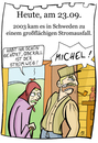 Cartoon: 23. September (small) by chronicartoons tagged stromausfall,schweden,michel,lindgren