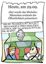 Cartoon: 29. September (small) by chronicartoons tagged michelin,männchen,bip