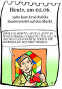 Cartoon: 2. Juni (small) by chronicartoons tagged zauberwürfel,rubik,cube,cartoon