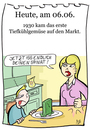 Cartoon: 6. Juni (small) by chronicartoons tagged tiefkühlkost,cartoon