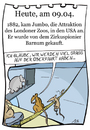 Cartoon: 9. April (small) by chronicartoons tagged jumbo zirkus england usa ratte schiff