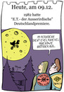 Cartoon: 9. Dezember (small) by chronicartoons tagged et,evil,knievil,moped,cartoon